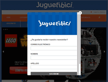 Tablet Screenshot of juguetibici.com